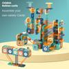 Iq Playground Plastic Slide Marble Run Building Blocks