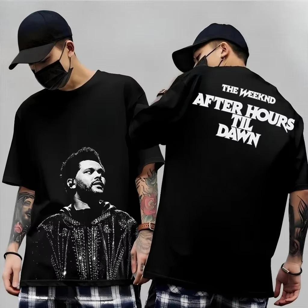 Neues The Weeknd 2026 After Hours Til Dawn Welttournee Baumwolle Kurzarm T-Shirt Geschenk für Fans Unisex RB Stil T-Shirts Tops