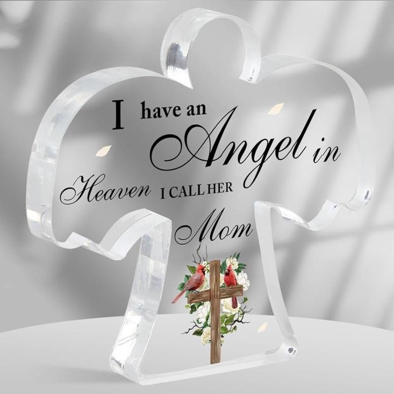Angel Cardinal Memorial - Sympathy Centerpiece Gift for Loss of Loved Ones