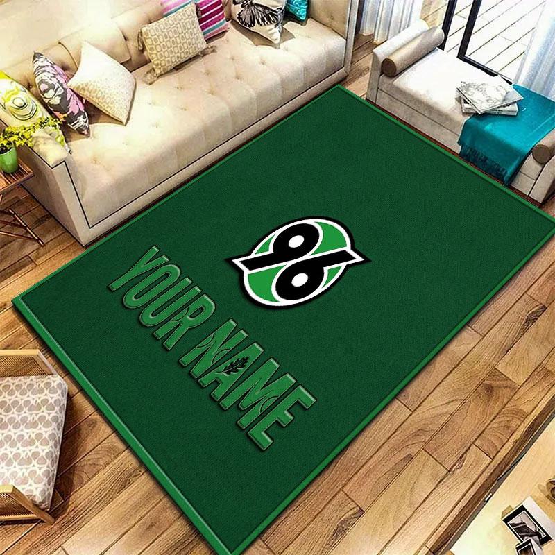 Hannover 96 Custom Name Carpet Rug for Living Room Bedroom Home Sofa Decoration,Kids play Non-slip Floor Mat
