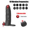 Vibrierende Kondome Erweiterung Für Männer Wiederverwendbare Kondome Dildo Vibrator Penis Ring Hülse Erwachsene Sex Shop Sex Spielzeug für Paare