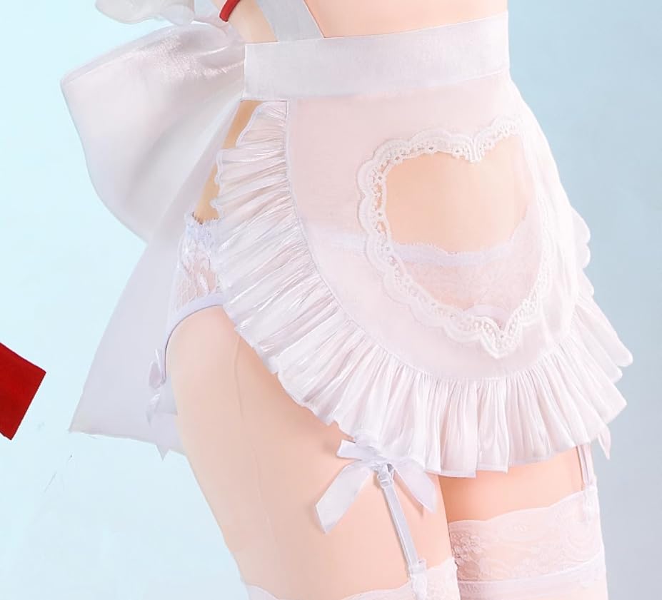 [Lavender] Belfast Sensual Lingerie Cosplay Costume, Christmas, Halloween Costume, Maid Outfit (Weight 45-70kg)