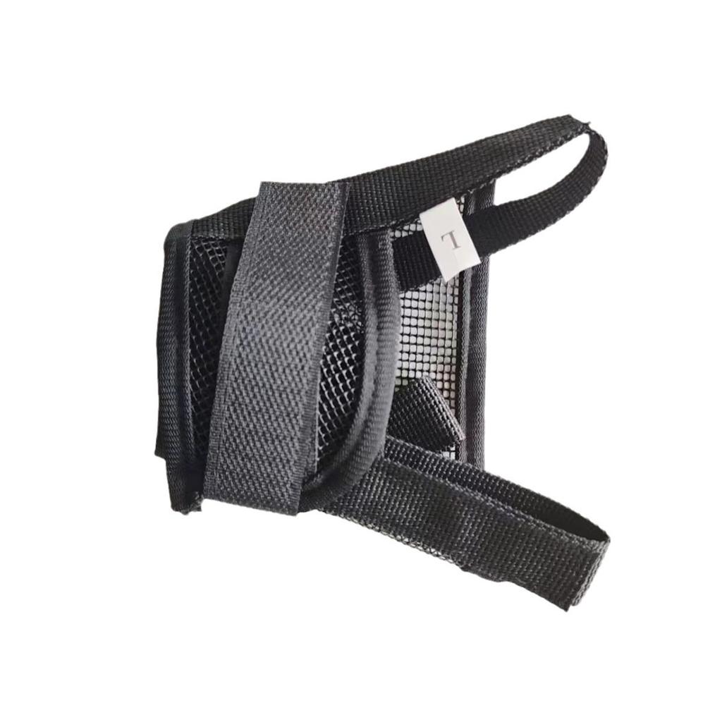 Pet Dog Adjustable Mask Bark Bite Mesh Mouth Muzzle Grooming Anti Stop Chewing