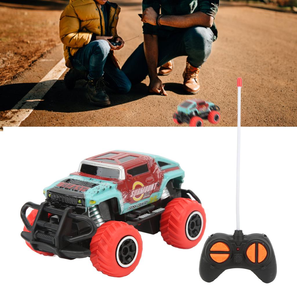 1Celsius43 Scale RC Car 4 Channel Burrs Rubber Tires Plastic Metal Electric RC Car Toy for Kids Aged 3