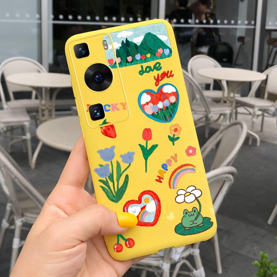 For Huawei P60 Pro Case 2023 New Fashion Patterns Slim Thin Back Cover For Huawei P60 LNA-LX9 P 60 P60 Art Soft Phone Case Coque