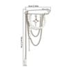 1 pièce Luxe discret Multi-fonctionnel Cadeaux Ensemble Alliage Gland Perlé Broche Gland Léger Boucle Fixe Exquise Élégance