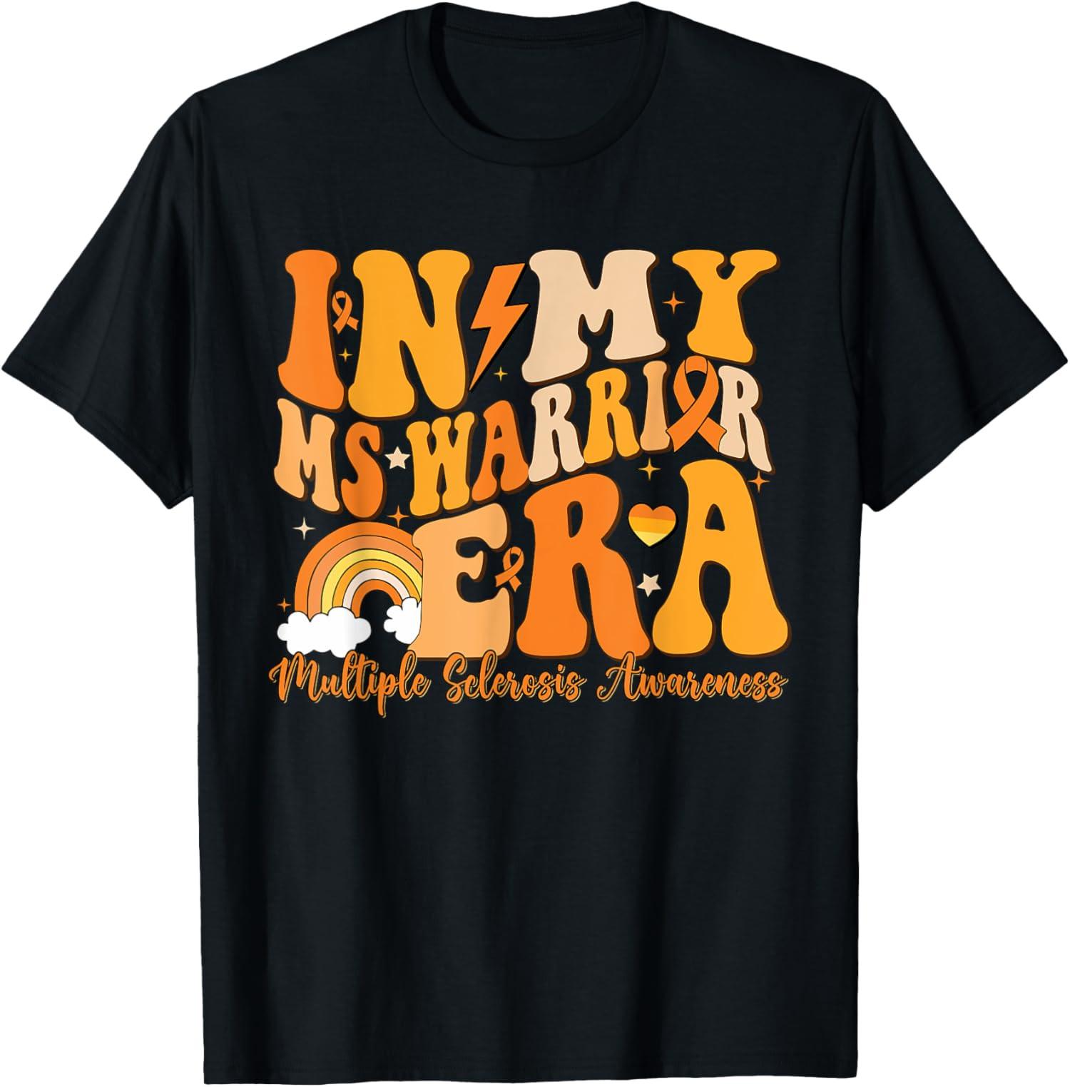 In My MS Warrior Era Multiple Sclerosis Awareness Unisex T-Shirt S разноцветный