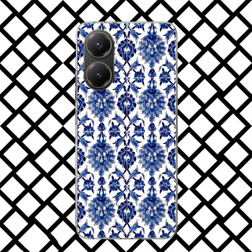 Blue And White Porcelain Phone Case for Xiaomi Poco F7 Ultra X7 X6 X5 Pro X4 Gt M8 M7 Redmi 15 15C 13 13C 12 12C Soft Cover Fund