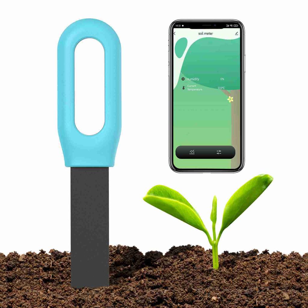 Soil Tester Intelligent Temperature Humidity Detector Support for Tuya APP Control for ZigBee with Low Battery Alarm