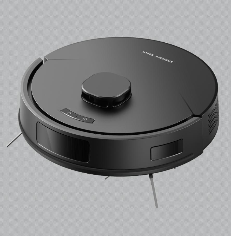 PST10-C800 All-in-One Saugroboter mit Laser-Radar SLAM-Technologie. Merkmale: 2-in-1 Staubabsaugsystem (220ml Staubbehälter + 150ml Wassertank)