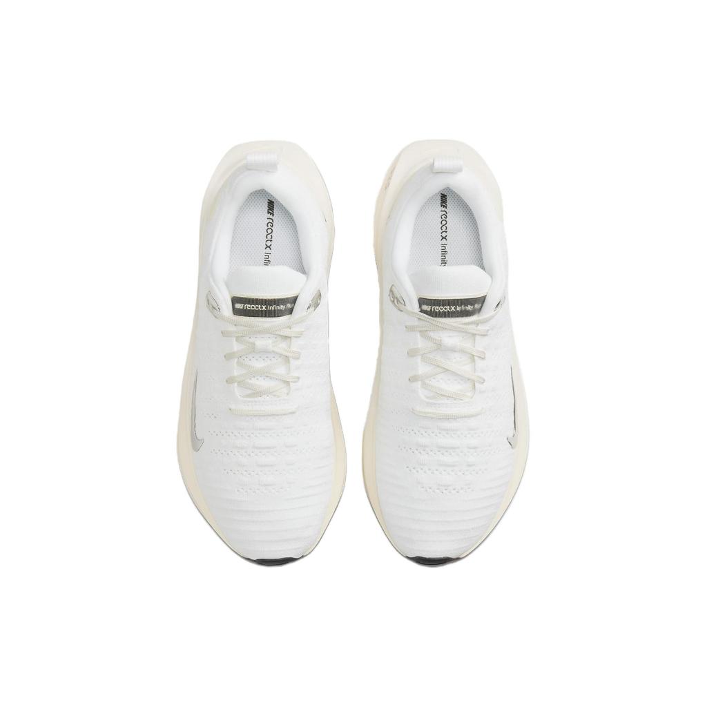 Nike ReactX Infinity Run 4 White Chrome Women Sneakers Sail Coconut-Milk DR2670-104