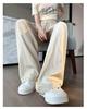 Women's Retro High-Waist Wide-Leg Pleated Pants - Summer Casual Loose Fit