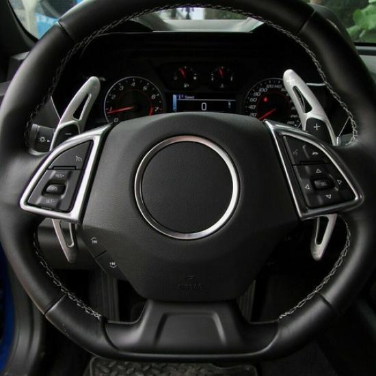 Steering Wheel Shift Paddle Shifter Extension Cover for Chevrolet Camaro 2017+