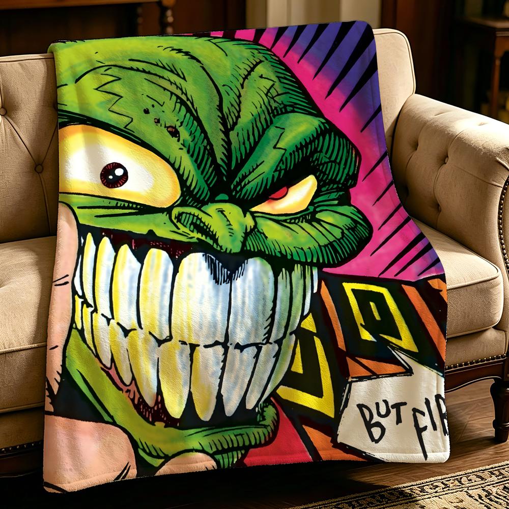 movie T-The Mask-k Throw Thick Comfort Flannel Quilt, Multi-scene Use Indoor Outdoor Daily Nap