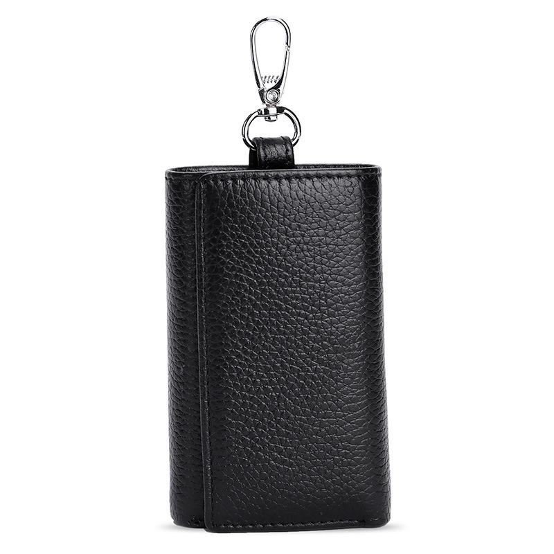 Premium Cowhide Leather Multi-functional Key Holder and Coin Wallet