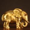 Auspicious Ruyi Copper Elephant Ornament - Lucky Water Absorbing Decor for Home or Housewarming Gift