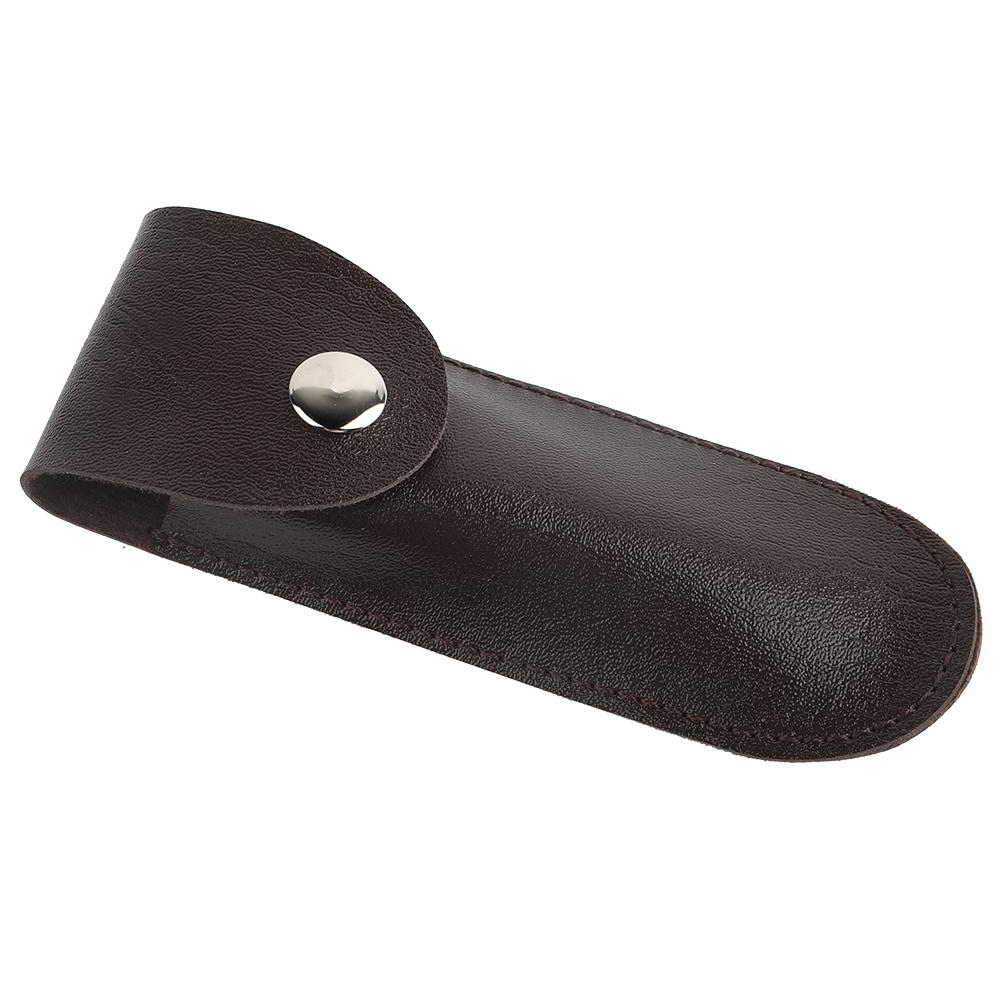 New Bottle Opener Leather Case Small Leather Bag Leather Wine Knife Set Wine Tool PU Bag(Black)
