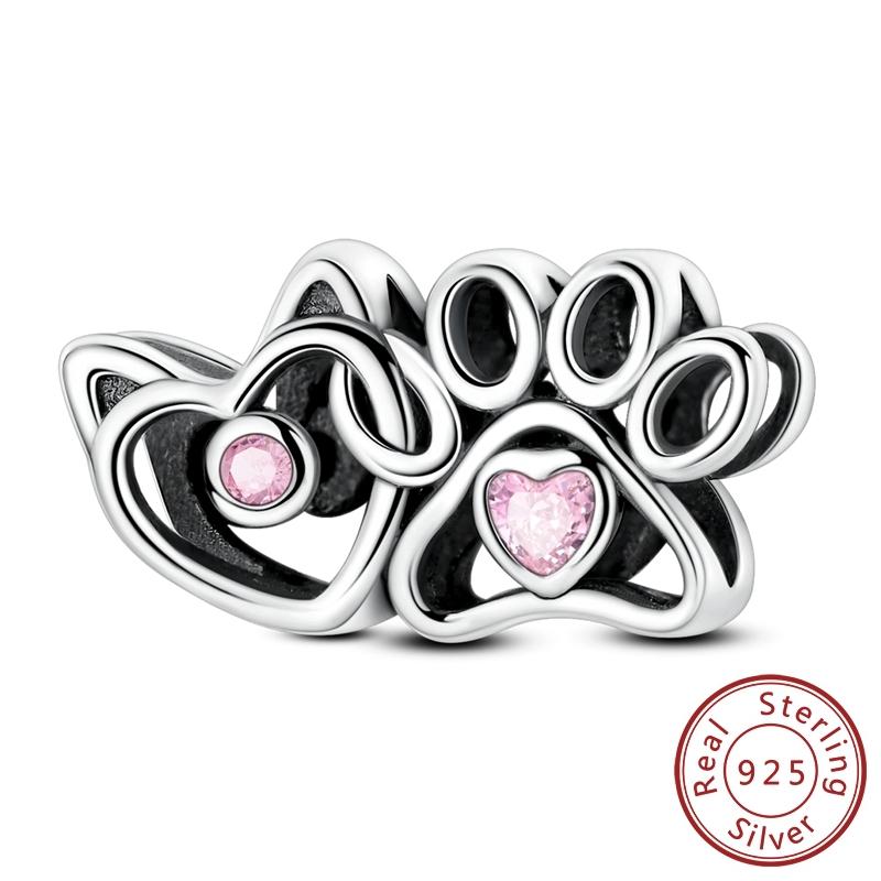 Original Copper Charms Beads Love Family Wings Whale Shark Charm Fit Bracelet Pendant Women Diy Fine Jewelry Gifts