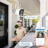 HD Dual Light Wireless WiFi Outdoor Bullet Camera with Night Vision, Mobile Remote Access, Waterproof Design, and Card Slot