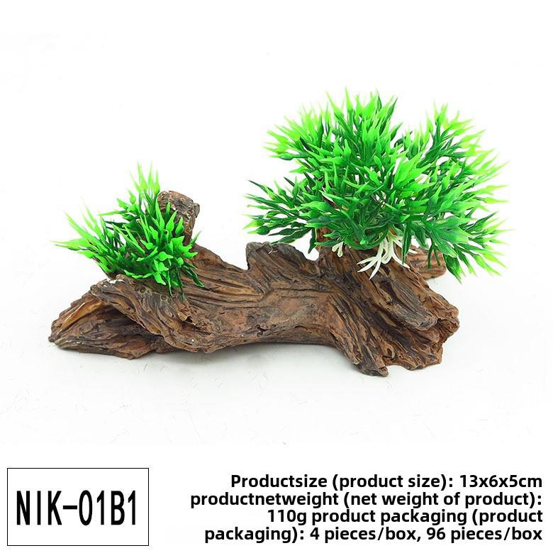 "Simulation Kunststoff Lotus & Wassergras Aquarium Dekoration"