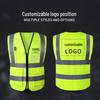 Multi-pocket Reflective Safety Vest for Construction and Sanitation