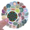 60 Mandala Cartoon Graffiti Stickers Guitar Mobile Phone Computer Decoration Stickers Waterproof Creative Stickers