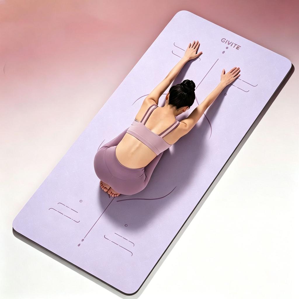 Yoga mat, women's fitness mat, home use, non-slip, soundproof, shock-absorbing, quiet, new style sports slimming mat