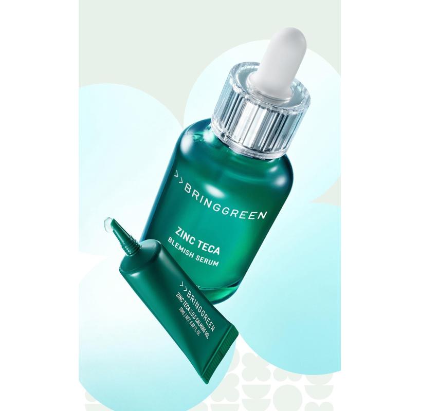 Bring Green Zinc TECA Trouble Serum 50ml + Refill 25ml | Calming & Barrier Care