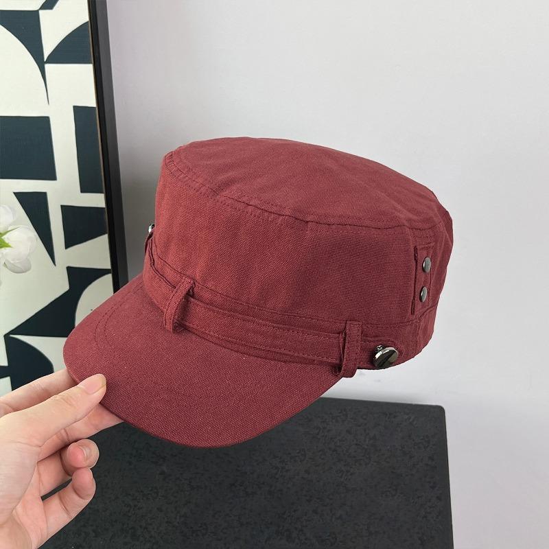 Dámská Korejský Styl Vintage Nýtovaná Baseballová Čepice Denní Univerzální Sluneční Klobouk