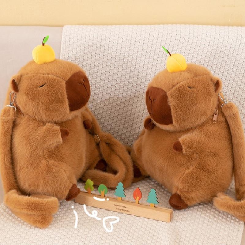 Adorable Panda Plush Handbag Cute Cartoon Plush Toy Shoulder Bag For Kids