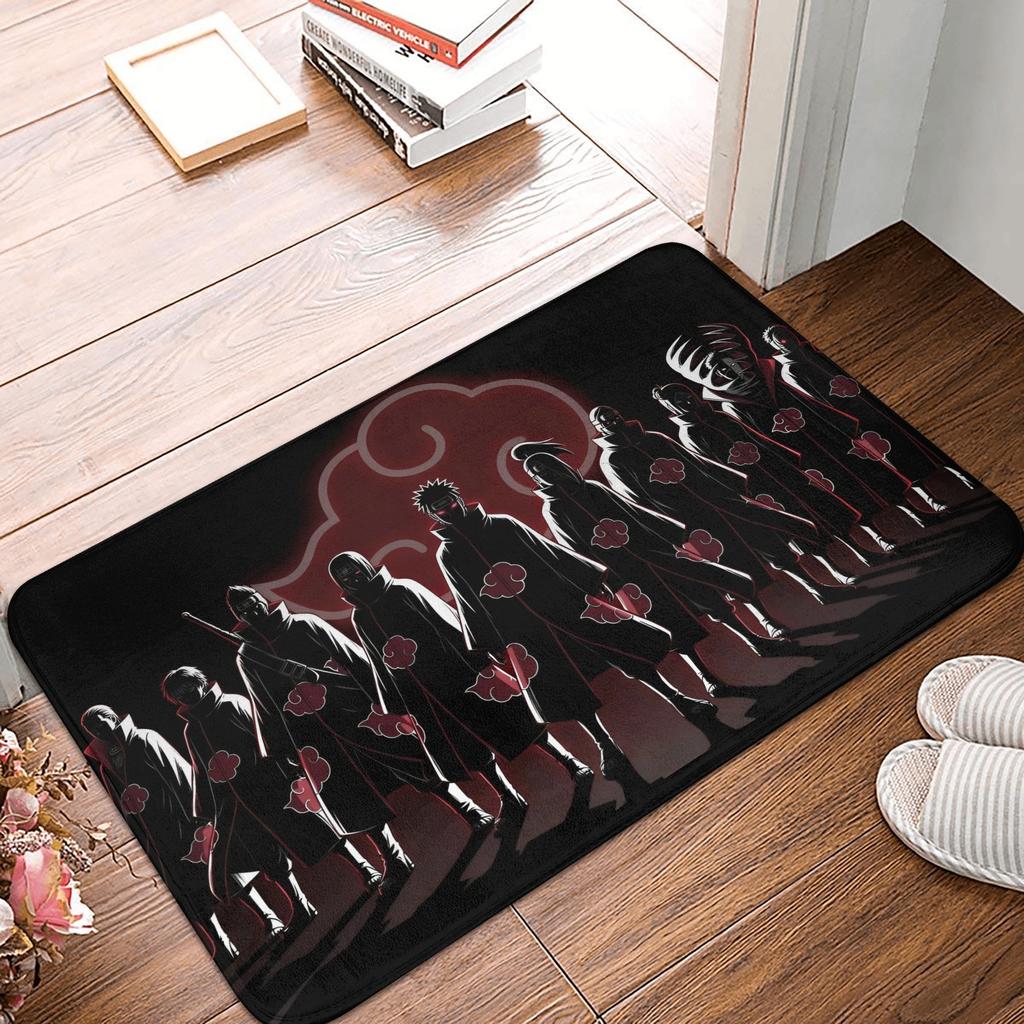 Anime Narutos Uzumaki Itachi Door Floor Bathroom Kitchen Mat Anti-Slip Indoor  Doormat Living Room Entrance Carpet Rug