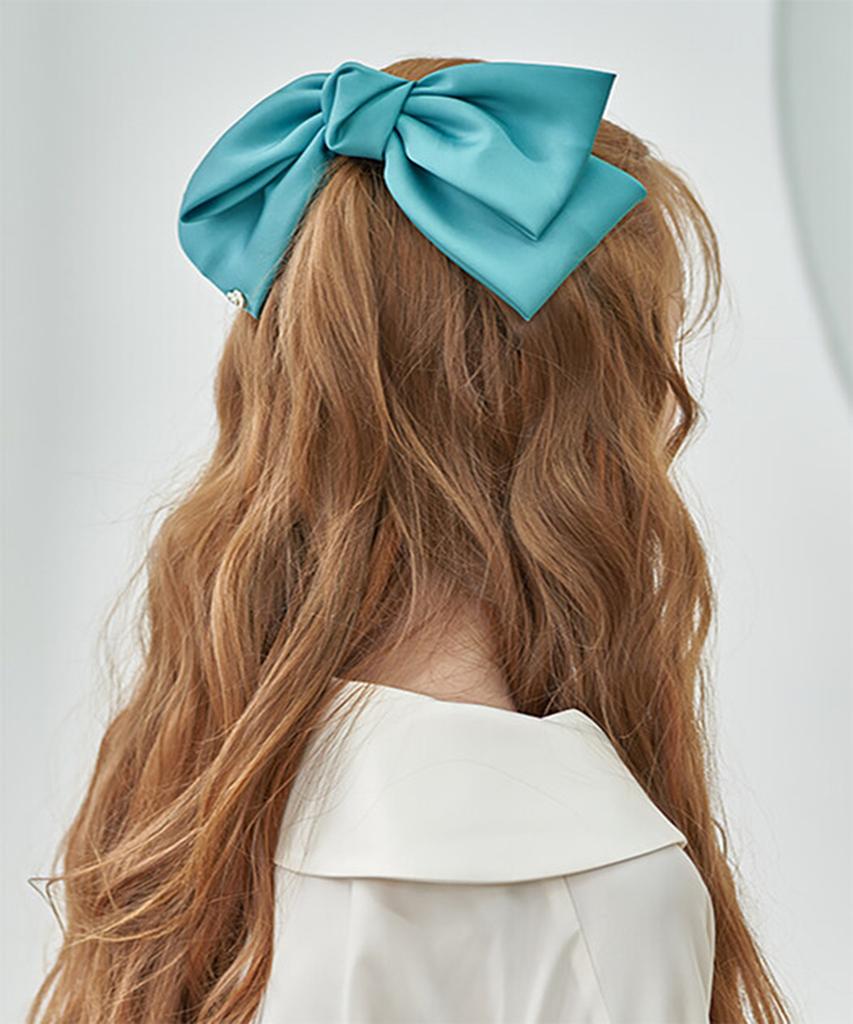 Zoena Ribbon Hair Pin - Mint