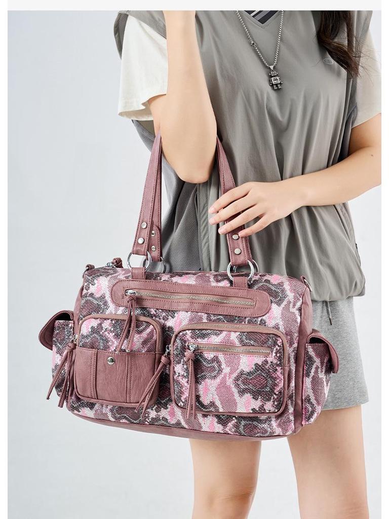 Stylish Large-Capacity Multi-Pocket Women's Crossbody Bag & Tote