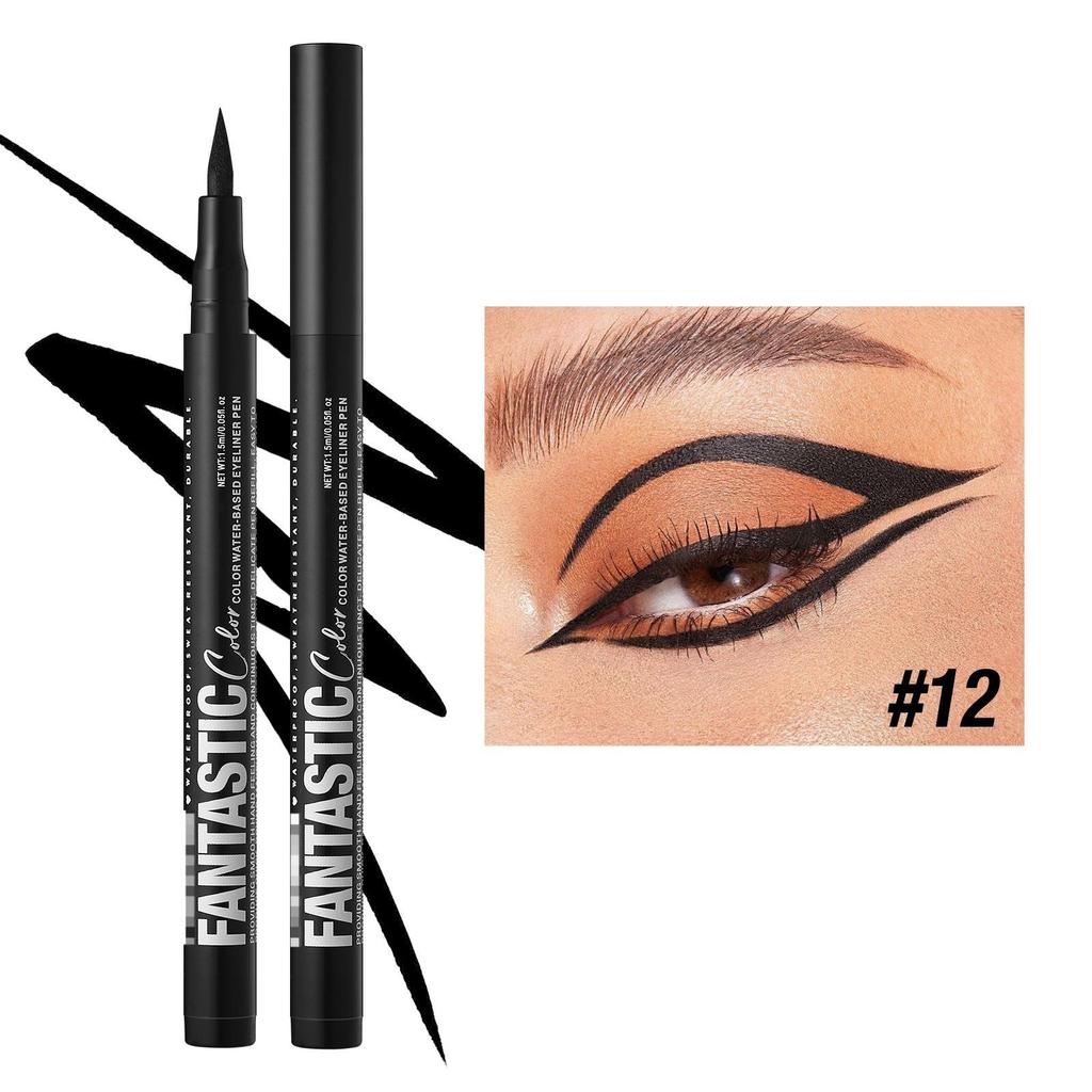 New Liquid Twelve-color Eyeliner Pen Is A Single Matte  Quick-drying