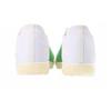 Li Ning TF Turf Indoor Fabric Cushioning Slip Resistant Abrasion Resistant Soccer Shoes Men's White Green ASTS019-2