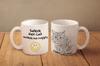 Selkirk Rex Cat I - Cat Mug, Cheerful Mug for a Dog Lover, Personalized Gift from the Art-Dog Brand