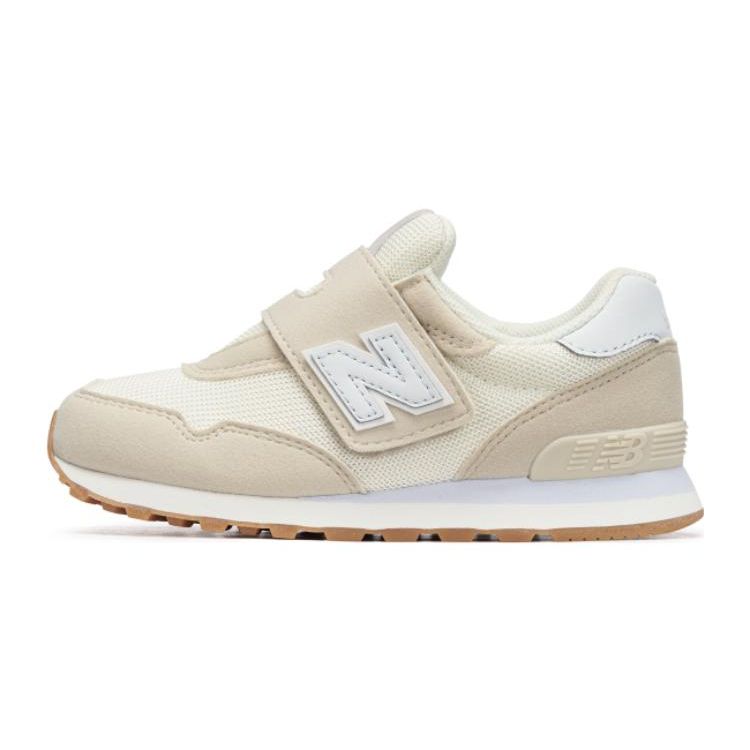 New Balance Nb 515 Comfortable Versatile Breathable Low Top Running Shoes Kids Sneaker White Light-Beige PV515CE