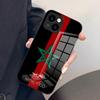Marokko Flagge Handyhülle Für IPhone 17 Pro Max 15 Pro 16 14 Plus 12 13 Mini 11 Pro Stoßfeste Glasabdeckung