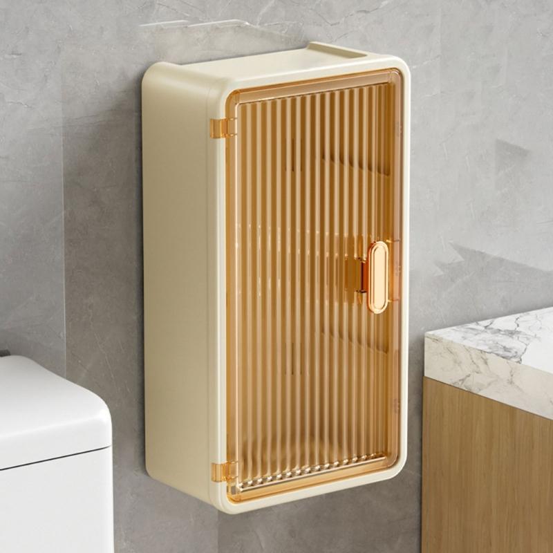 No Drilling Wall Hanging Tissue Box/Storage Shelf Elegant Paper Towel Dispenser Hanging Rack for Kitchen and Living Room