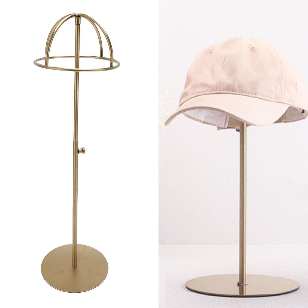 Tabletop Hat Stand Height   Metal Hollow Three Dimensional Hat Display Rack for Beach Hat Cowboy Hat Winter Hat