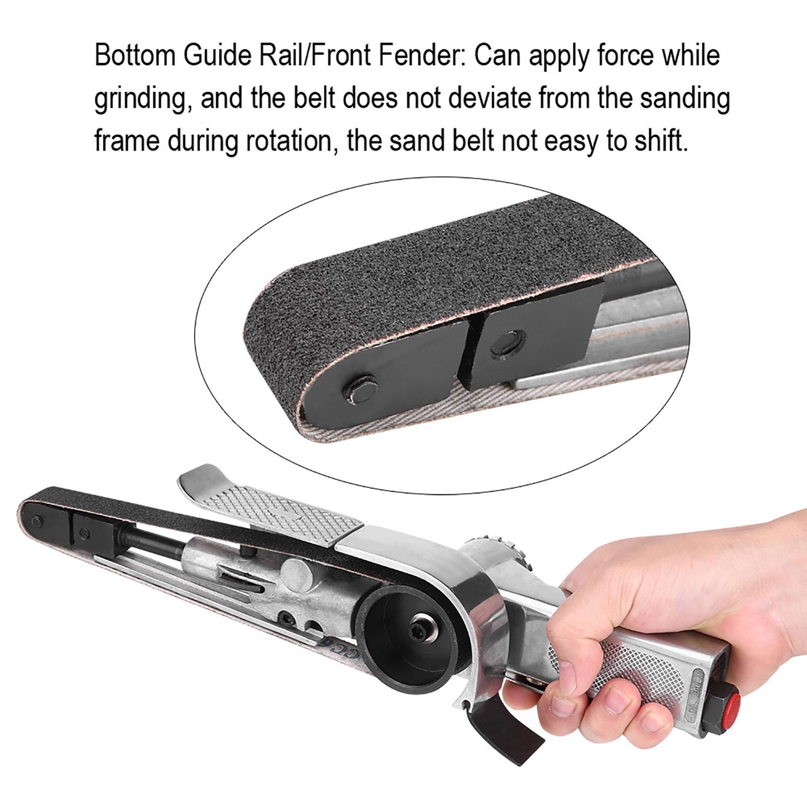 

20 мм пневматический ленточный шлифовальный станок для полировки и полировки