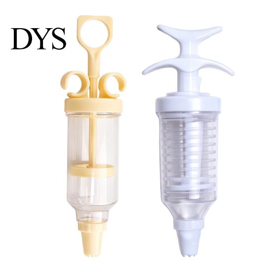 Easy Grip Icing Dispenser Cake Decorating Kit with 8 Interchangeable Nozzles, Cream Frosting Decorator Tool, Transparent Handheld Tool Barrel