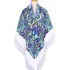 Women's Plus Size Retro Print Shawl Scarf - Large Square Evening Dress Wrap