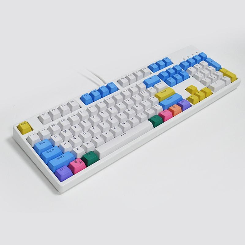 104 Keycaps Translucent Double Shot PBT for Key s Backlit For MX Switches Mechanical Keyboard Replaceable for