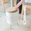 Okato miffy storage box trash can lid 7 liters width 22 height 36.3 depth cm