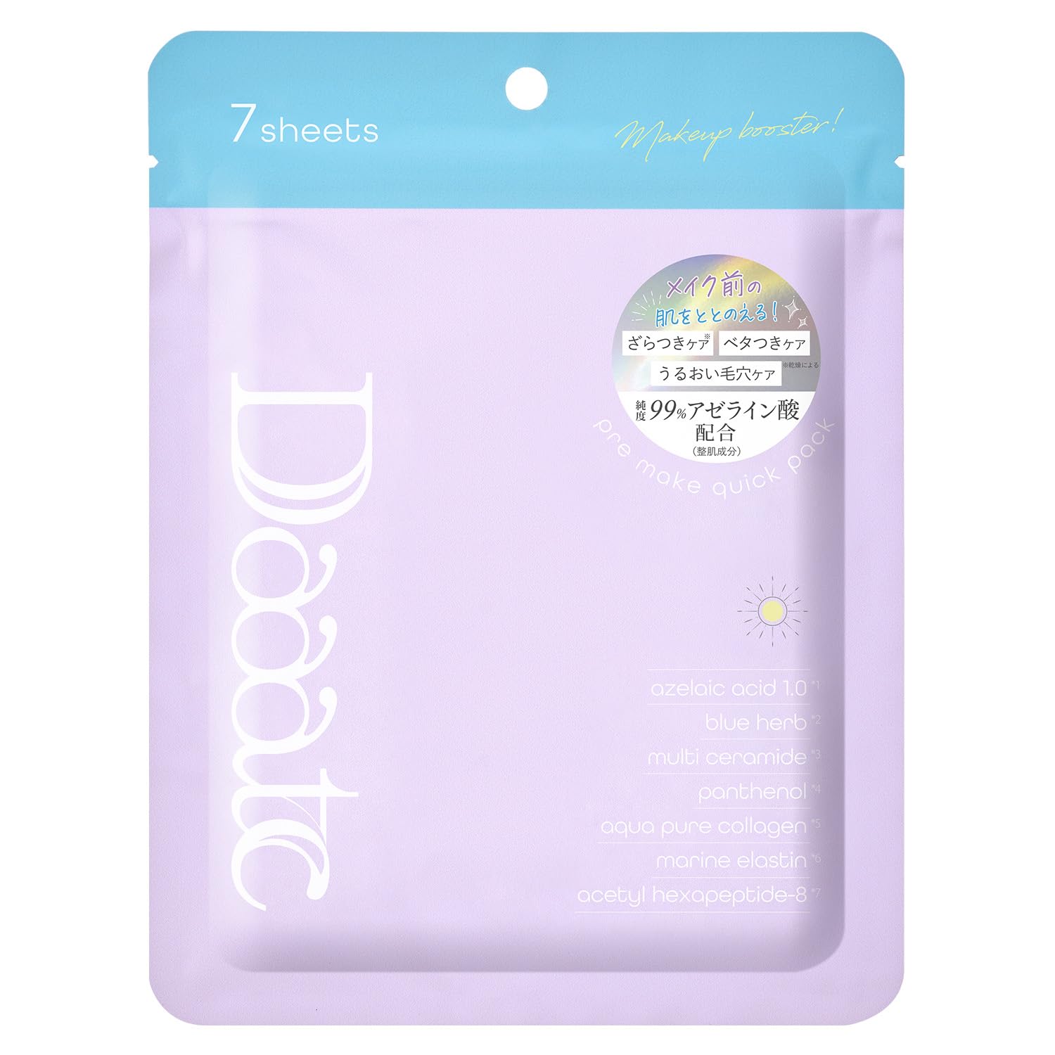 

Маска-пленка для лица Daaate Premake Quick Pack, 7 шт.