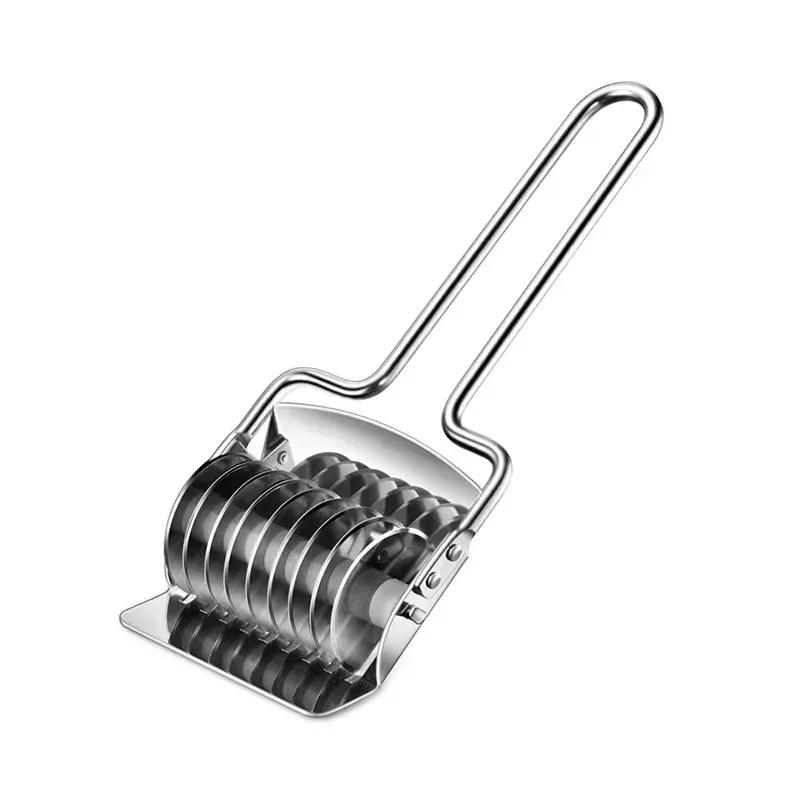Kitchen Vanilla Noodle Cutter Stainless Steel Manual Noodle Cutting Device Chive Cutting All-steel Kitchen Gadget