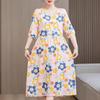 Summer Plus Size Elegant Dresses for Women  Casual Half Sleeve Long Dress