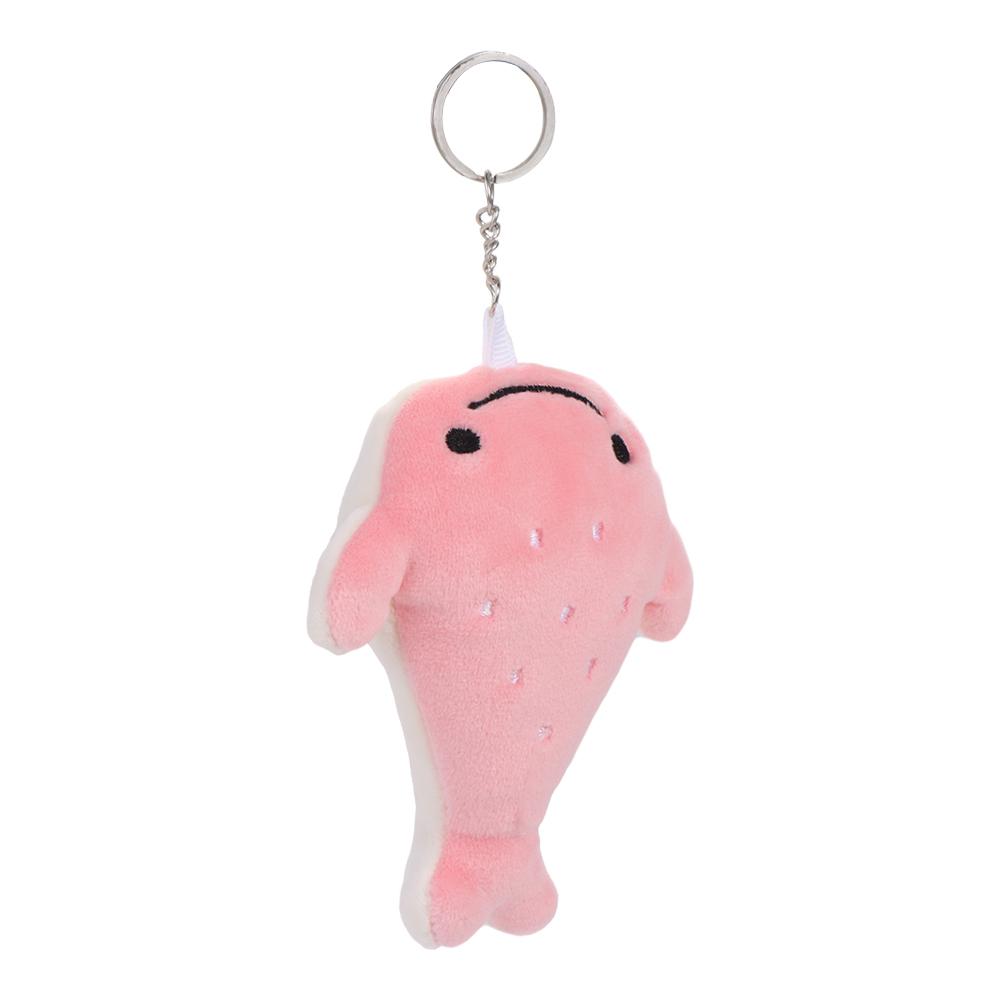 Cute Soft Animal Whale Doll Plush Mobile Phone Bag Pendant Cartoon Keychain Lovely Girl Children's Gift