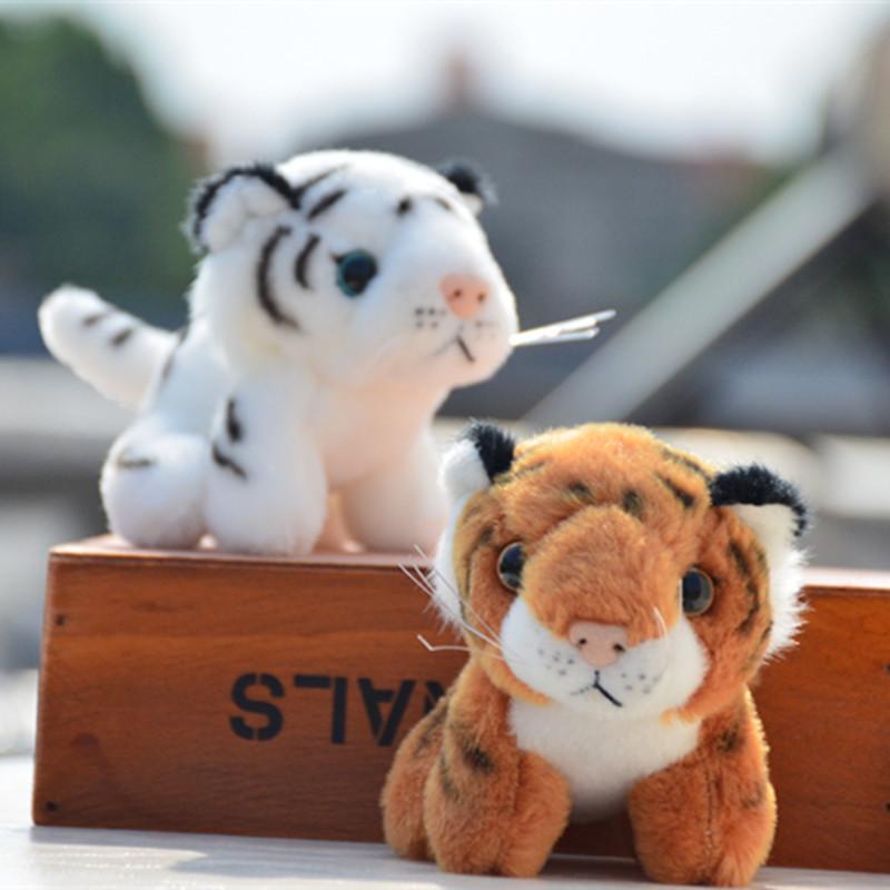 Adorable Plush Mini Tiger Stuffed Animal Cute Small Realistic Doll Toy